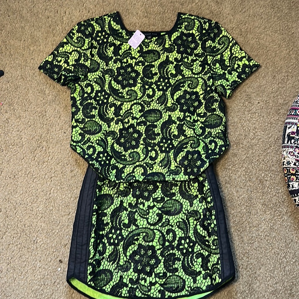 Top and skirt set